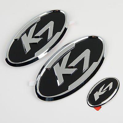 K7 Logo - HYUNDAI KIA Cadenza K7 Emblem Set Hood, Trunk, Steering