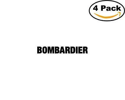 Bombadier Logo - BOMBARDIER LOGO 4 Stickers 4x4 Inches Sticker Decal - $10.00 | PicClick