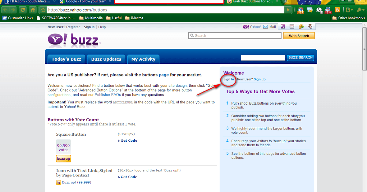 YahooBuzz Logo - What's Abbu's Thought today?: Creating Yahoo BUZZ button in blog