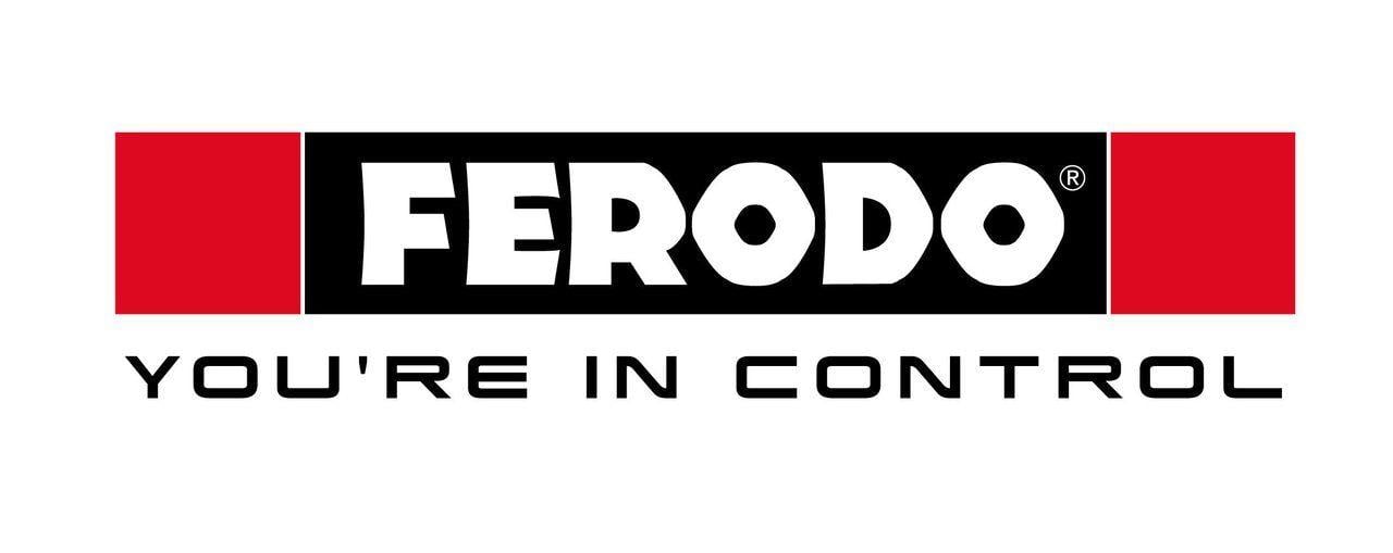 Ferodo Logo - Ferodo DDF1268C Front Axle Vented Coated Brake Disc Set Replaces