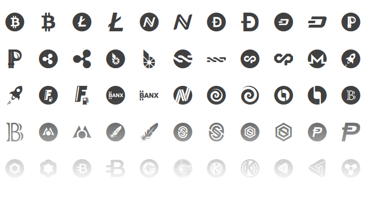 Cryptocoin Logo - Cryptocoins icons | Allien.work