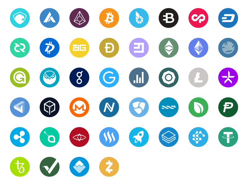 Cryptocoin Logo - Cryptocurrency Icons by Christopher Downer | Dribbble | Dribbble
