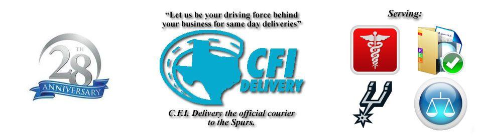 Delivery.com Logo - Scheduled Delivery. CFI Delivery. com