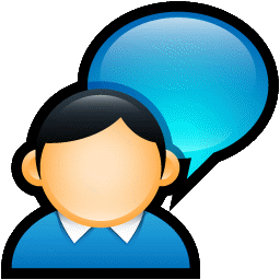 Customer Logo - Chat Person Customer User Face Social Logo Online / Soft Scraps