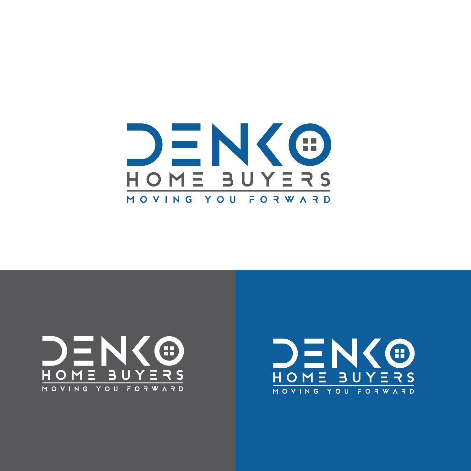 Buyers Logo - Bold, Colorful, Real Estate Logo Design for DENKO Home Buyers ...