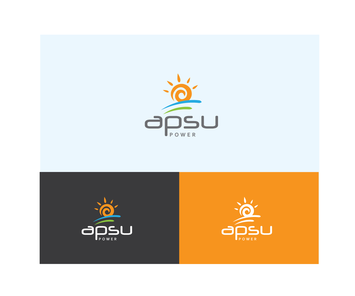 APSU Logo - Serious, Modern, Solar Energy Logo Design for Apsu Power