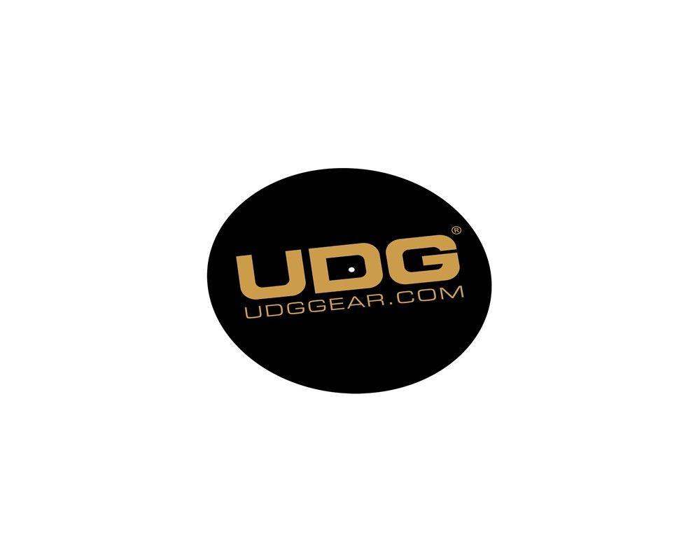 UDG Logo - UDG U9935 TURNTABLE SLIPMAT - PAIR - BLACK WITH GOLDEN LOGO | NZ ...