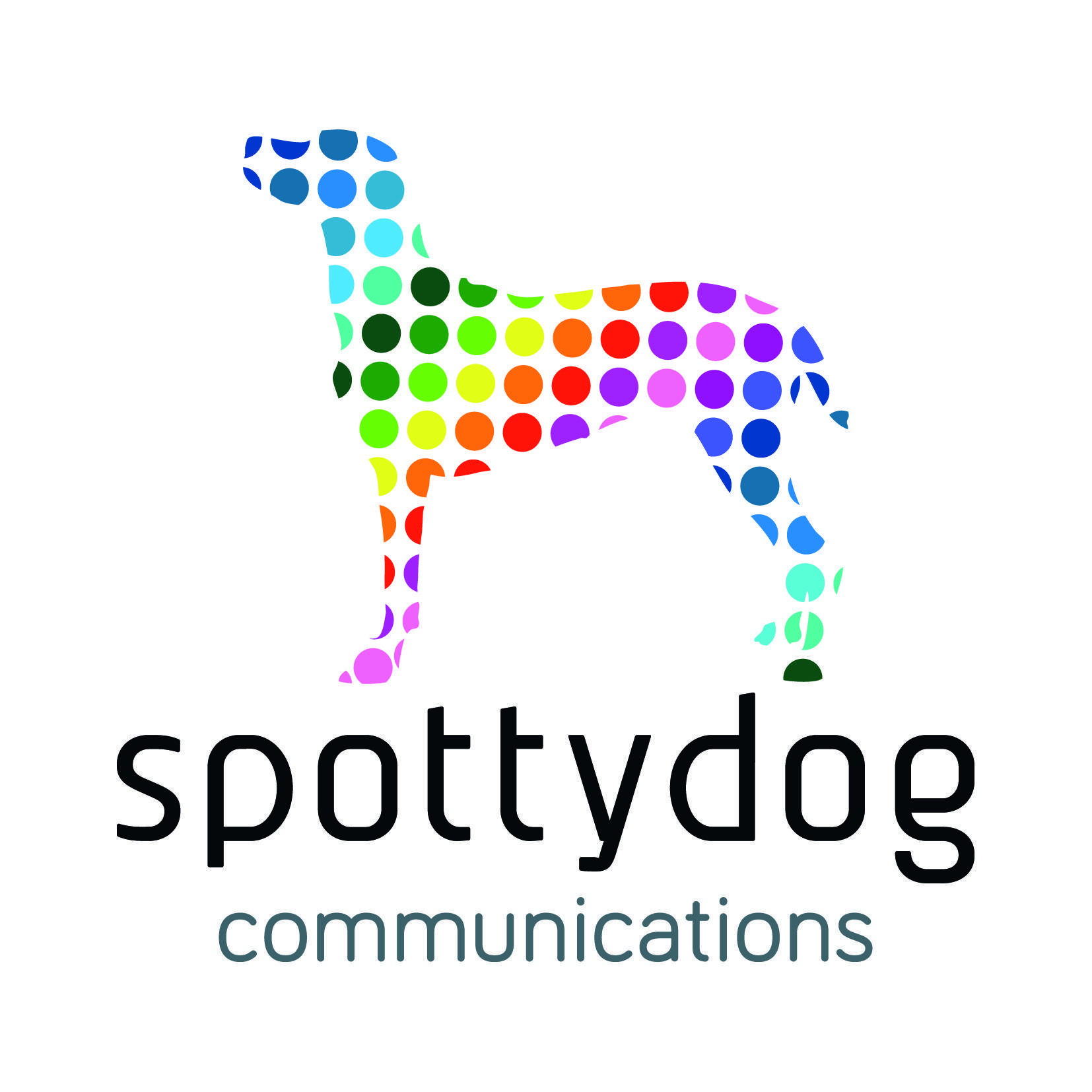 Communications Logo - spottydog communications. Midlands based communications agency