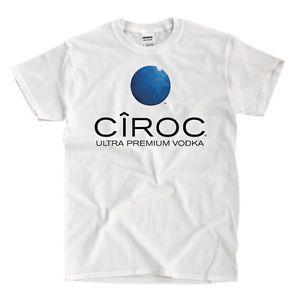 Ciroc Logo - Ciroc Vodka Logo White T-Shirt - Ships Fast! High Quality! | eBay