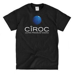 Ciroc Logo - Ciroc Vodka Logo Black T-Shirt - Ships Fast! High Quality! | eBay