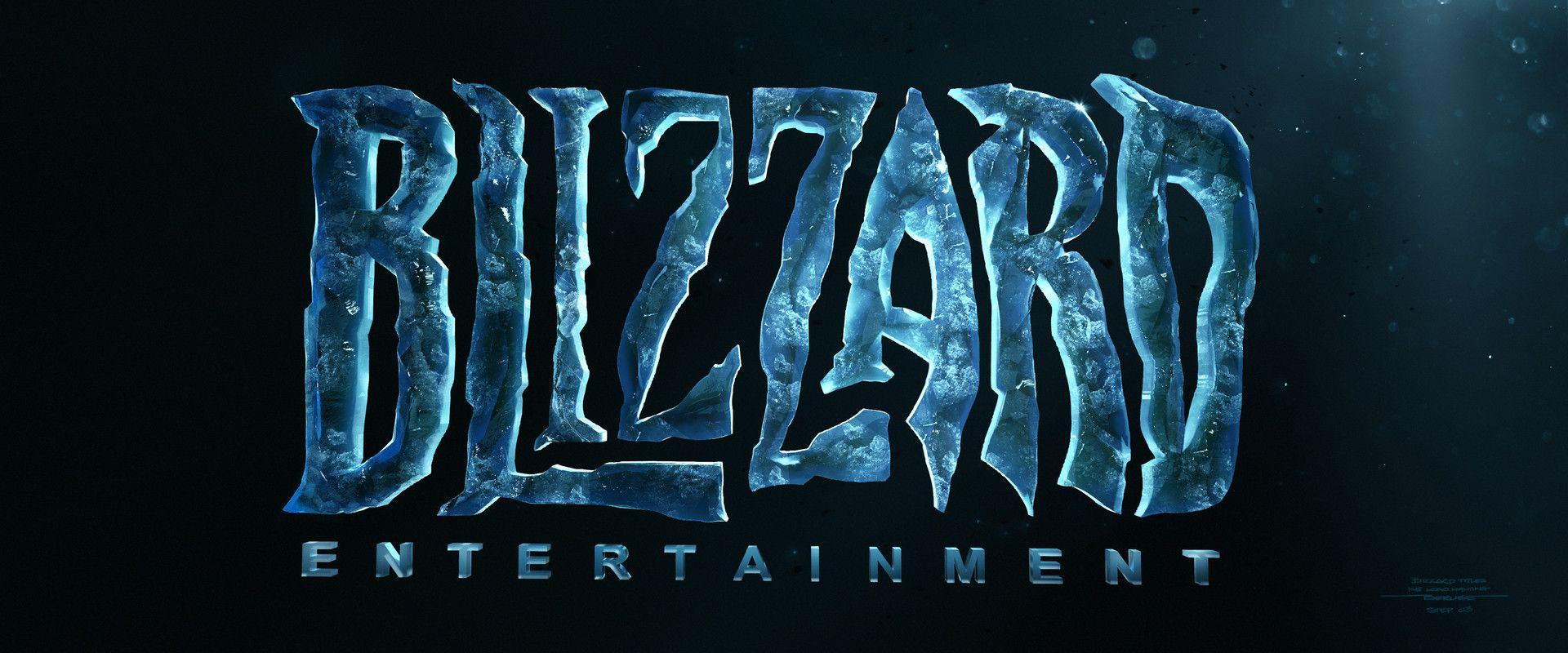 Ice Logo - Blizzard Ice Logo. Warcraft Movie Title Sequence