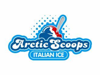 Ice Logo - Arctic Scoops Italian Ice logo design - 48HoursLogo.com