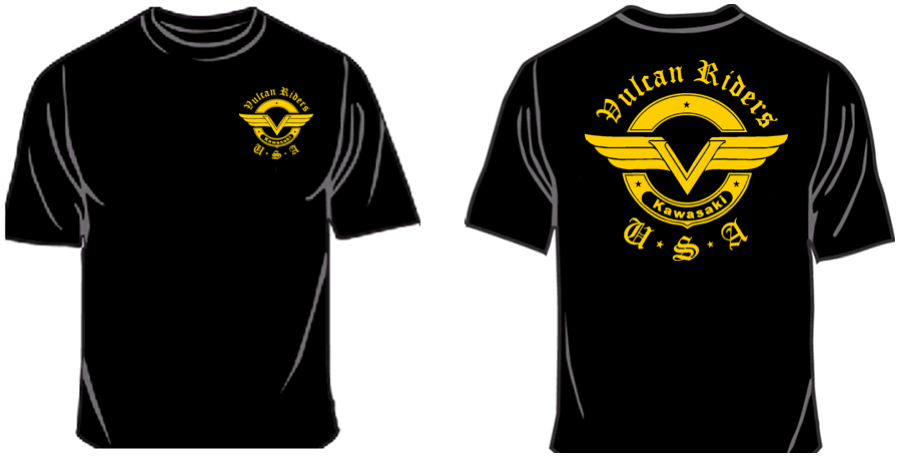 T-Shirts Logo - Standard VRA Logo Shirts | Vulcan Riders Association USA | Good Friends..  Good Rides.. Good Times..