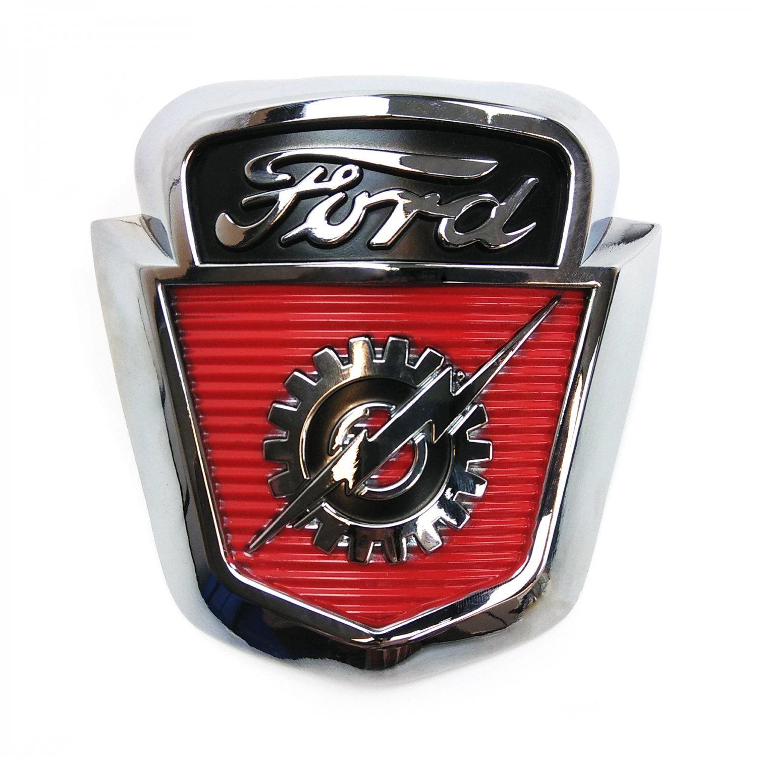 F100 Logo - 1954 1955 1956 53 54 55 56 FORD TRUCK F100 F250 HOOD EMBLEM