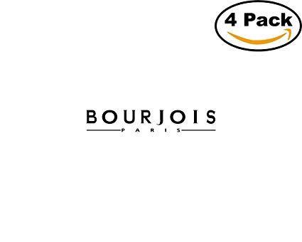 Bourjois Logo - Amazon.com: Bourjois Paris 74597 4 Stickers 4X4 inches Car Bumper ...