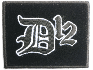 D12 Logo - D12 Logo Dirty Dozen Sew On Embroidered Patch 3.1