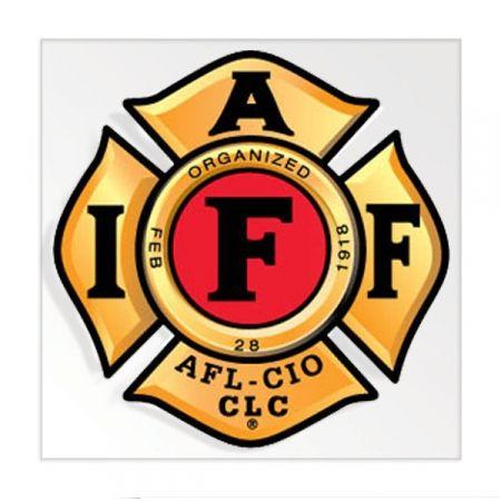 IAFF Logo - Gold Logo Decal: IAFF Online Store