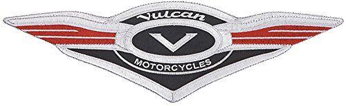 Vulcan Logo - Amazon.com: Kawasaki Vulcan Wing Logo Patch Measures 12 Inches ...