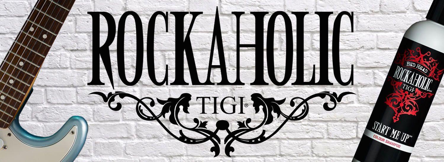 Rockaholic Logo - Tigi
