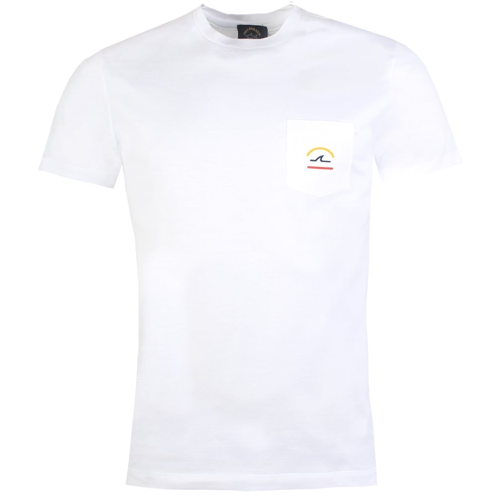 Shirts Logo - Paul & Shark | Logo T-Shirt | White | Pritchards