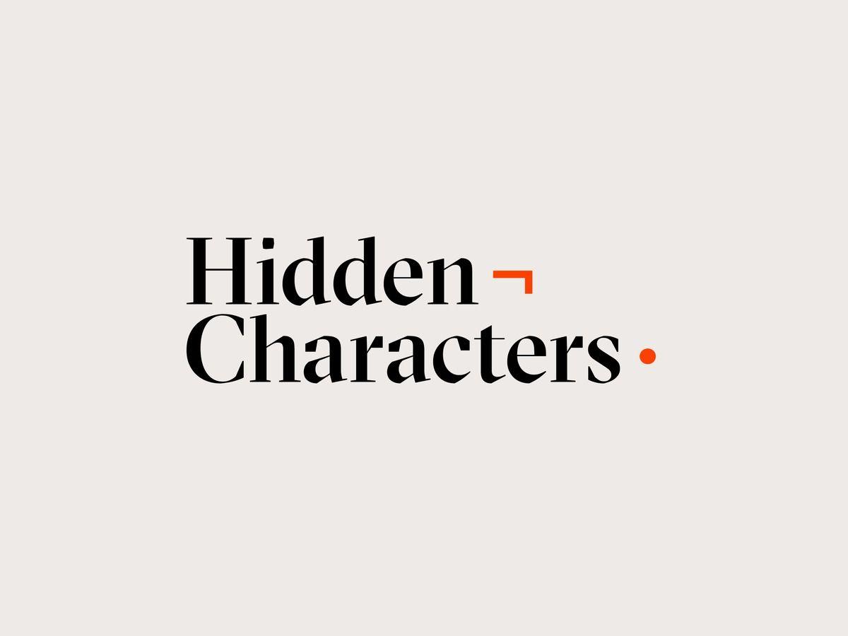 Characters Logo - Hidden Characters Logo | AGDA Awards