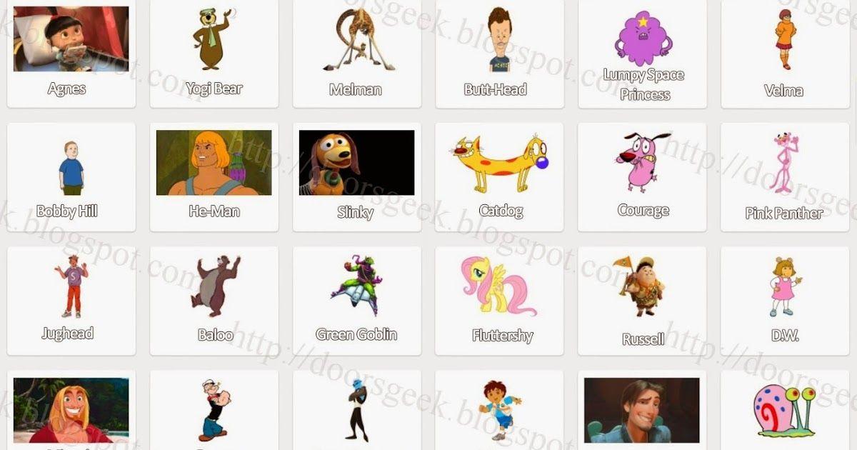 Characters Logo - Logo Game: Guess the Brand [Bonus] Animated Characters Doors Geek