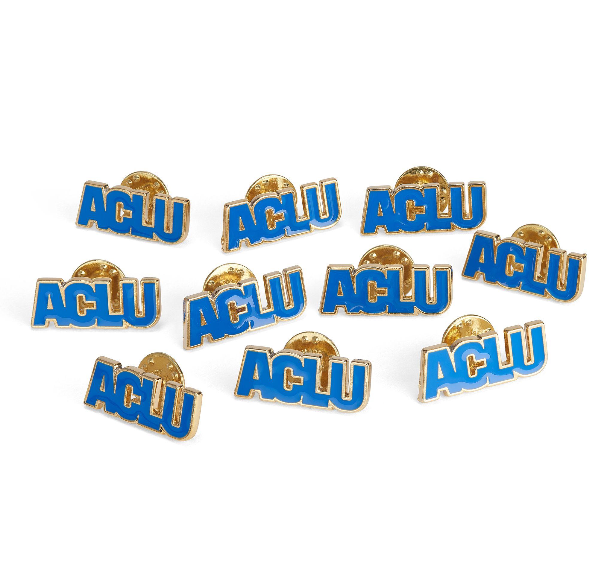 ACLU Logo - ACLU Logo Lapel Pins (Pack Of 20) PIN 20. ACLU Official