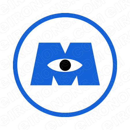 Characters Logo - MONSTERS INC LOGO CHARACTER T SHIRT IRON ON TRANSFER DECAL #CMI7