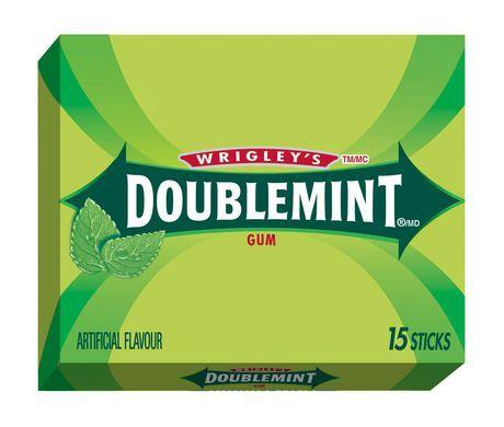 Doublemint Logo - Wrigley Doublemint Hubba Bubba Doublemint Chewing Gum