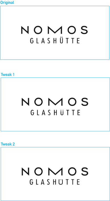 Nomos Logo - NOMOS Logo Tweaks