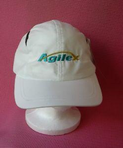 Agilex Logo - AgileX Technologies White Cycling Hat NEW Adjustable Baseball Cap