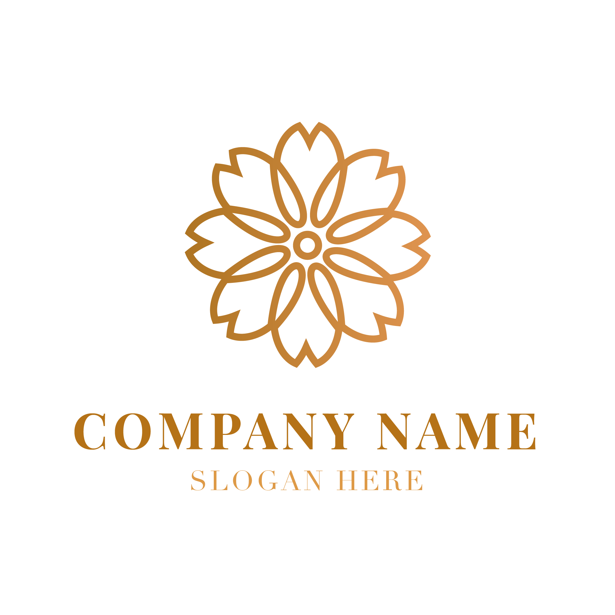 Peony Logo - Beautiful Peony Logo Design: this flower logo is suitable for many