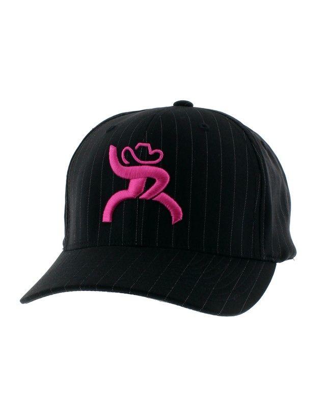 Roughy Logo - HOOey Black Ball Cap with a Pink Roughy Logo | Jewelry & Accessories ...