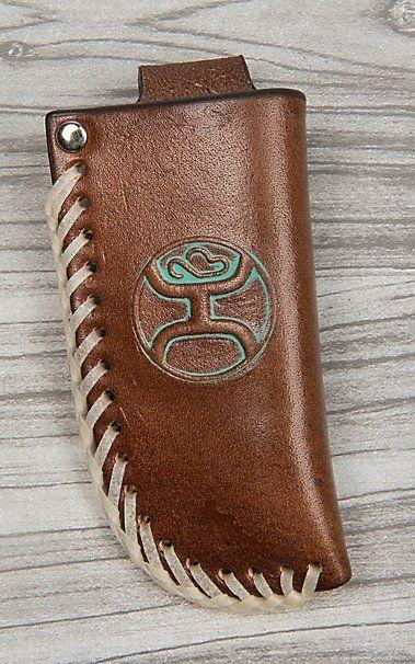 Roughy Logo - HOOey Brown with Roughy Logo Knife Sheath