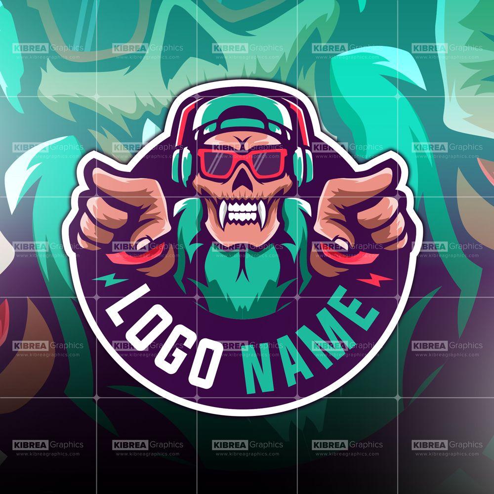 Gamming Logo - Buy skull gaming logo for esports Team, Youtube or twitch channel