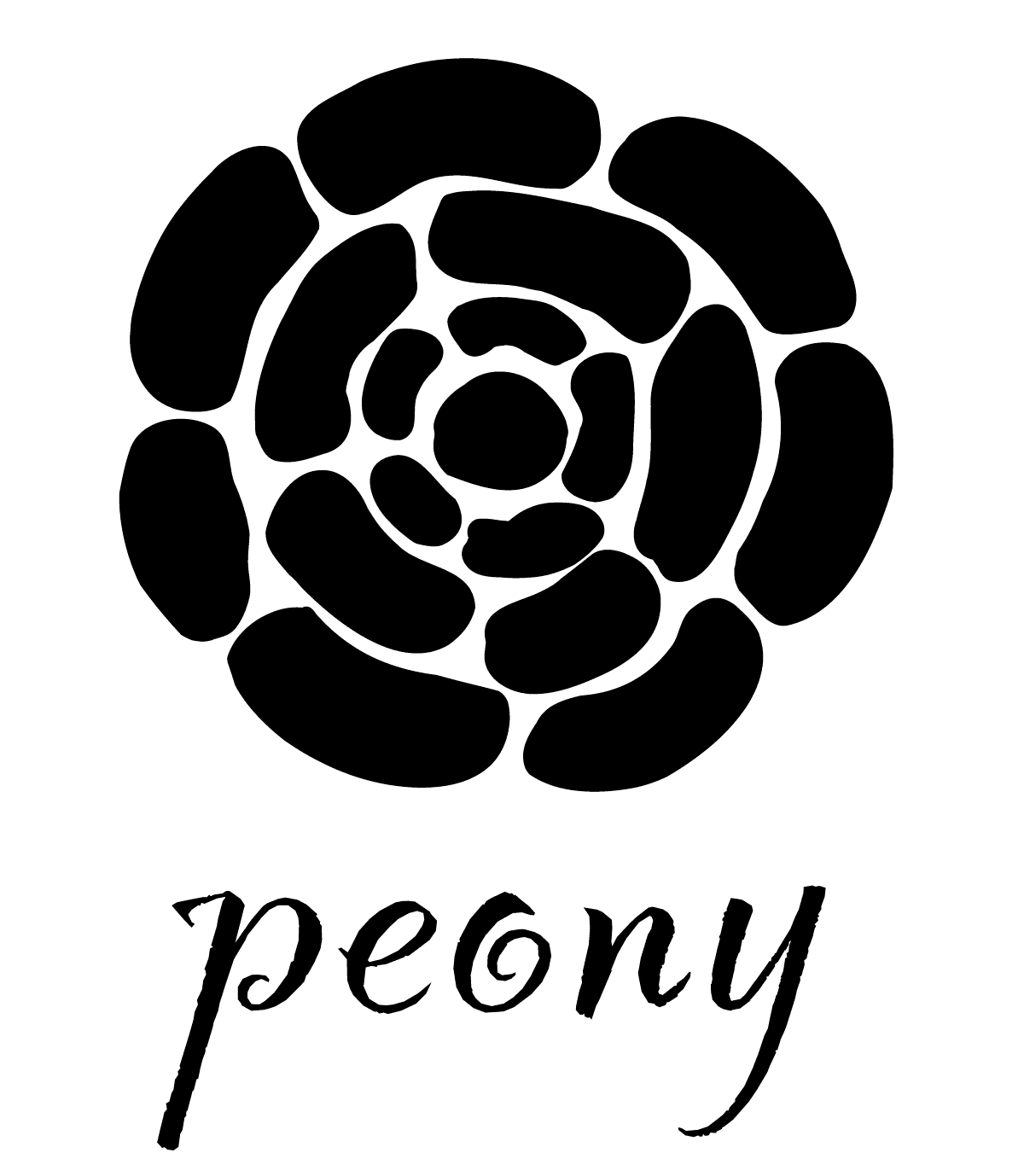 Peony Logo - Peony logo | Lab70