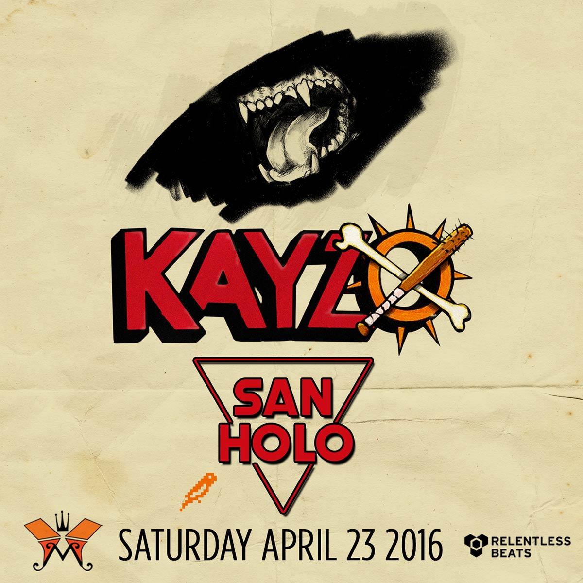 Kayzo Logo - Kayzo + San Holo Phoenix Photos - 04/23/16 - Monarch Theatre ...