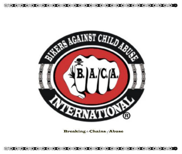 Baca Logo - Tuesday, Aug. 30th – Fundraiser Night for BACA Bikers Against Child ...