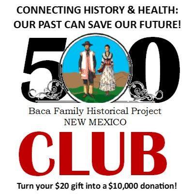 Baca Logo - 500 Club – Annual Fund Donors – The Baca Family Historical Project