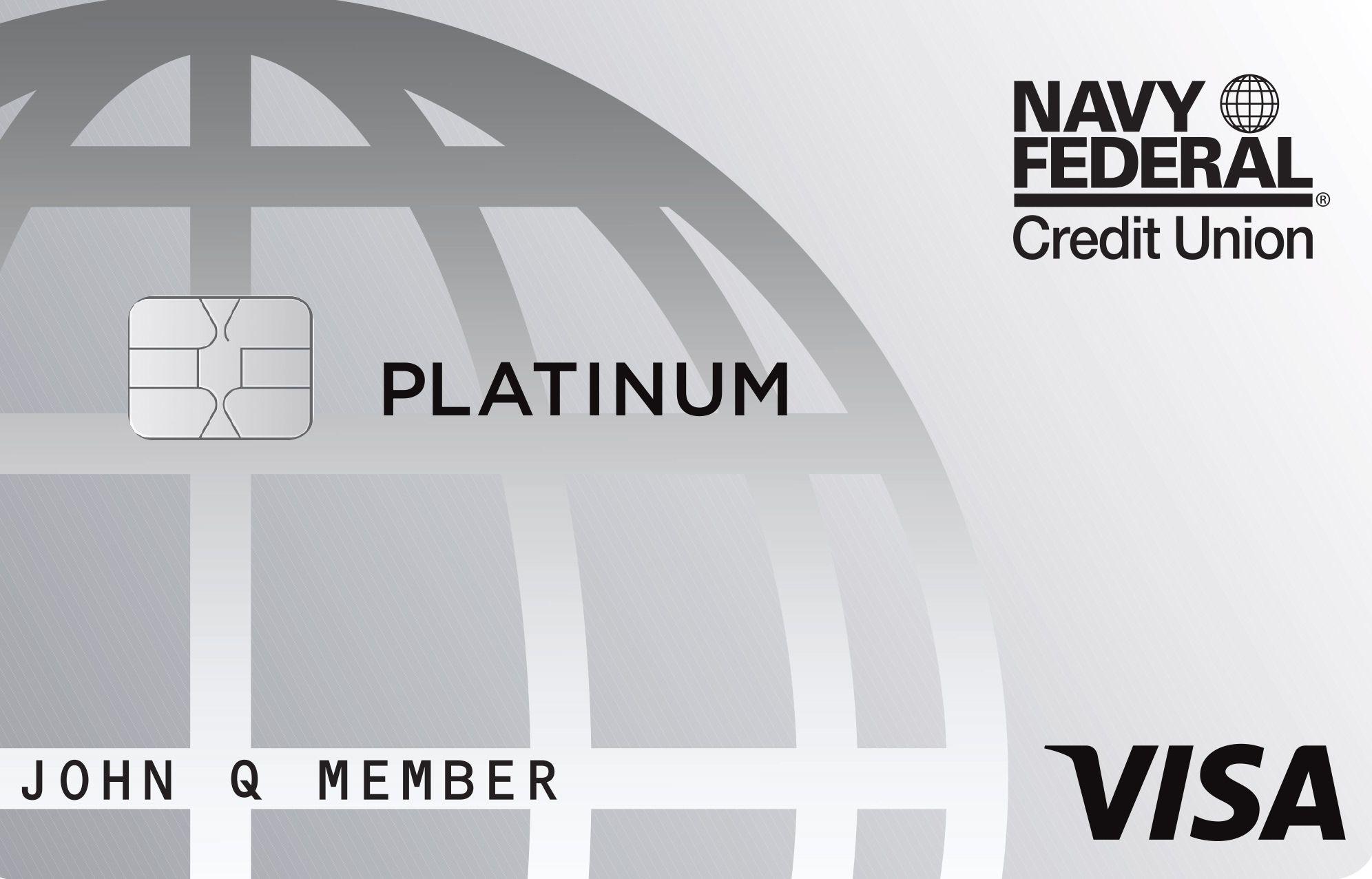 Nfcu Logo - Platinum Credit Card or Visa. Navy Federal Credit Union