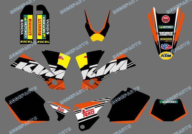 EXC Logo - R B Logo (Bull ) Motorcycle Exc Graphics Sticker For KTM Motorcycle ...