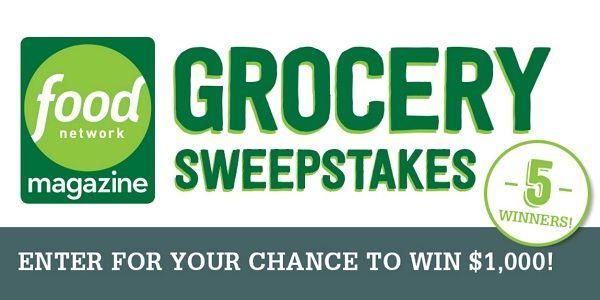 FoodNetwork.com Logo - Foodnetwork.com $000 Grocery Sweepstakes