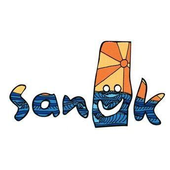 Sanuk Logo - Sanuk Sticker - Beach Logo | My Style | Beach logo, Logos, Stickers