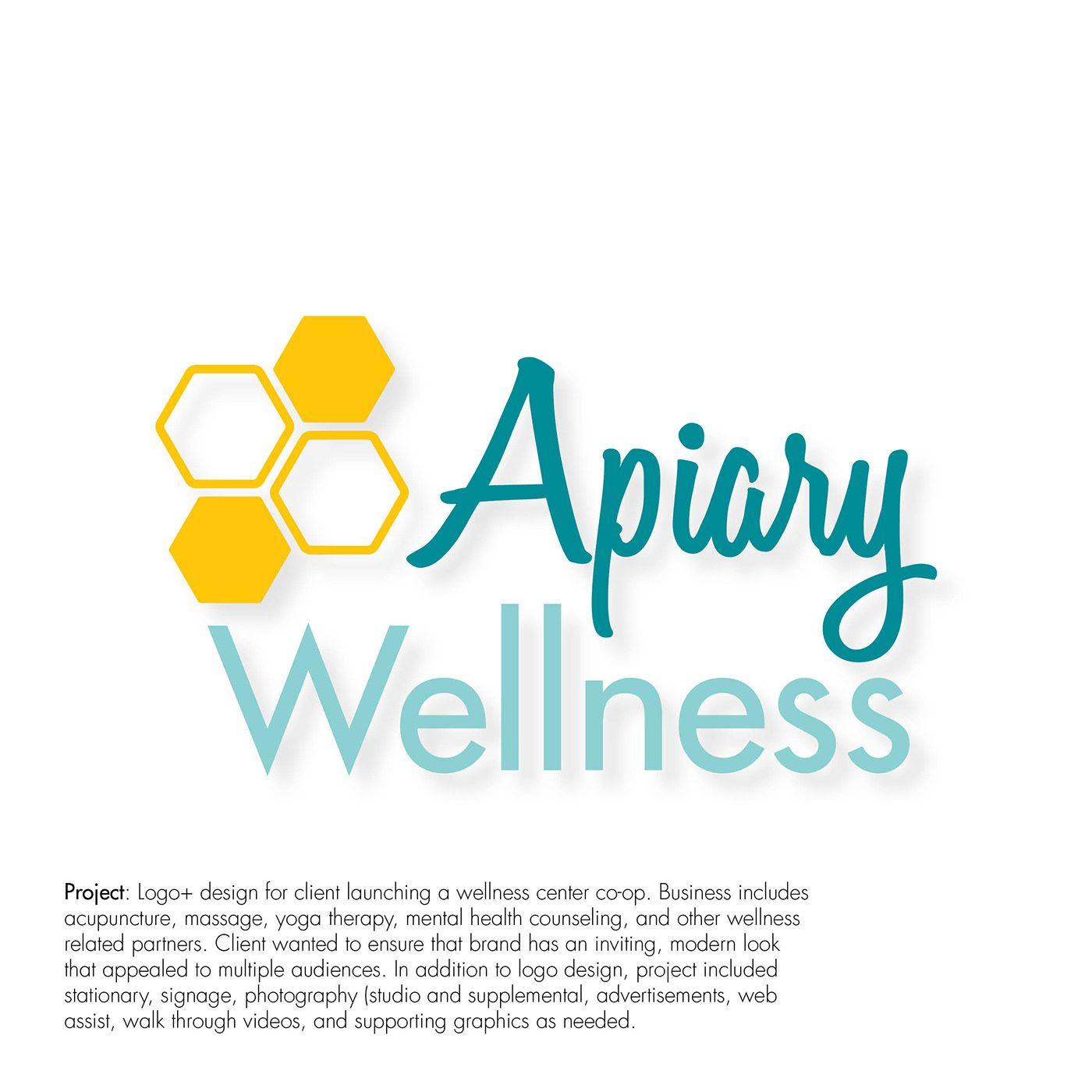 Apiary Logo - Apiary Wellness Logo+ on Behance