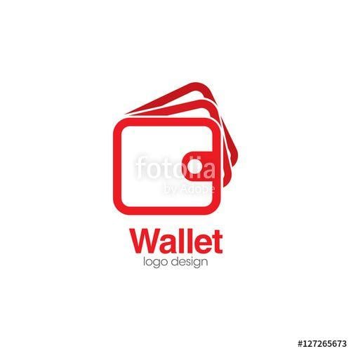 Wallet Logo - Wallet Creative Concept Logo Design Template Stock image
