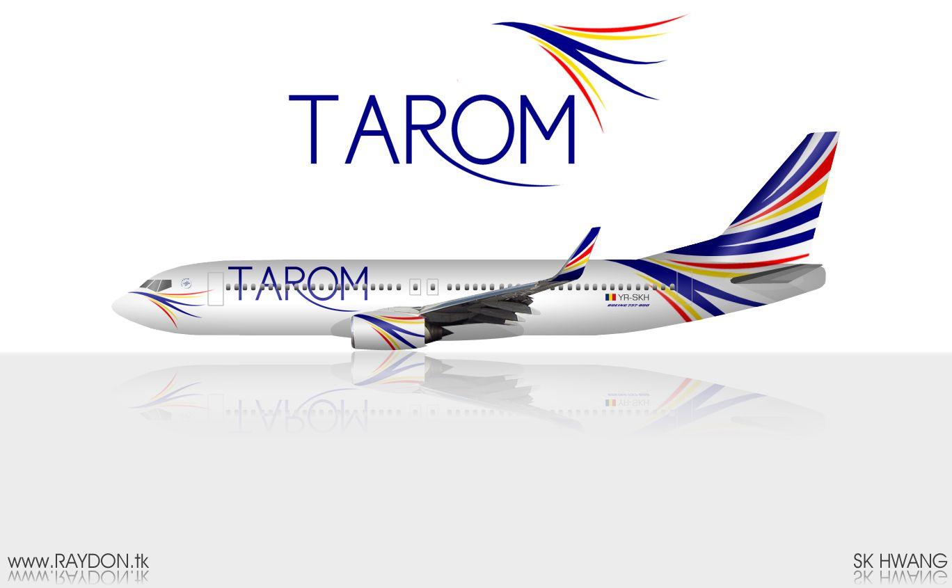 Tarom Logo - Tarom Boeing 737-800 Livery Aviation Design - Modified Airliner Photos