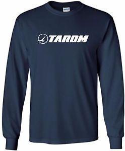 Tarom Logo - TAROM Retro Logo Romanian Airline Long-Sleeve T-Shirt | eBay