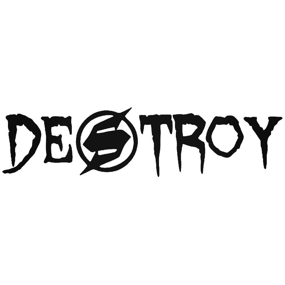 Slednecks Logo - Destroy Slednecks Logo 1 Sticker