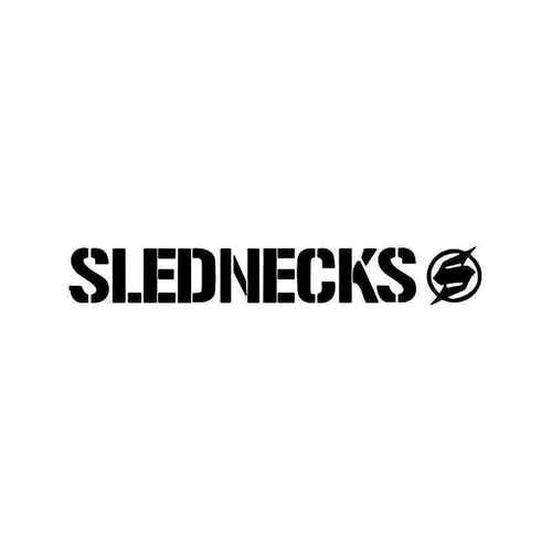 Slednecks Logo - Destroy Slednecks Logo 1 Vinyl Sticker