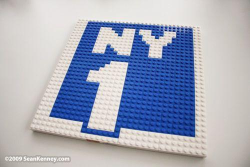 NY1 Logo - Sean Kenney - Art with LEGO bricks : NY1 logo